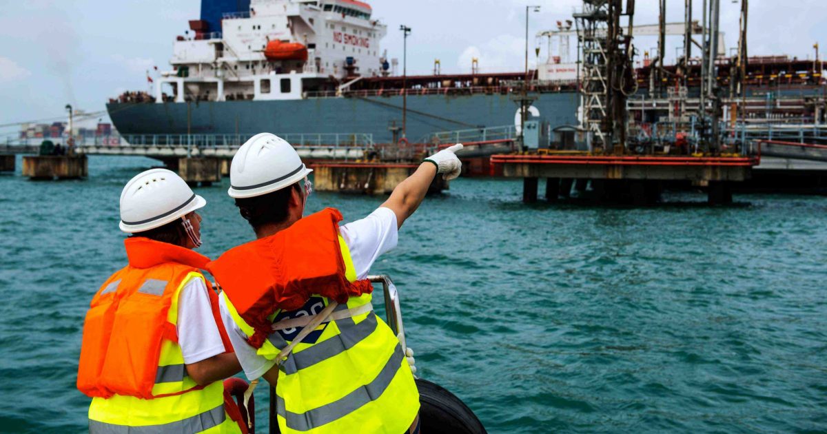 Construction of subsea pipeline at Urmston Road GAC