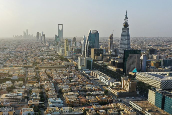 Riyadh city saudi arabia 2drones photography freepik